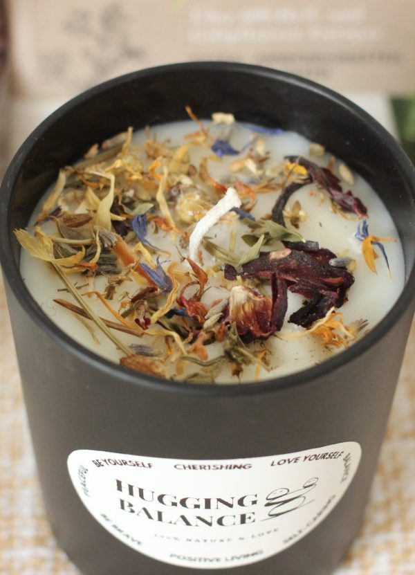 Kräuter Duftkerze Glas "Herbs" – Bild 5
