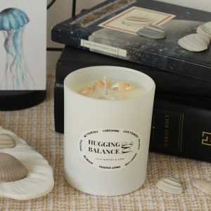 Muscheln Duftkerze Glas "Ocean"