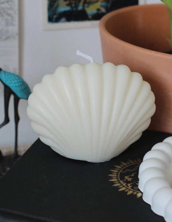 Muschel Stumpenkerze "Shell" – Bild 3