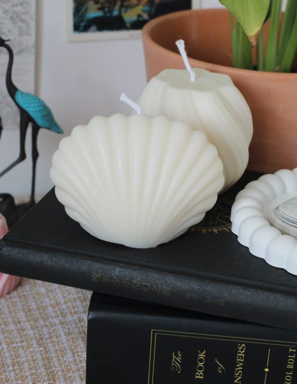 Muschel Stumpenkerze "Shell" – Bild 5