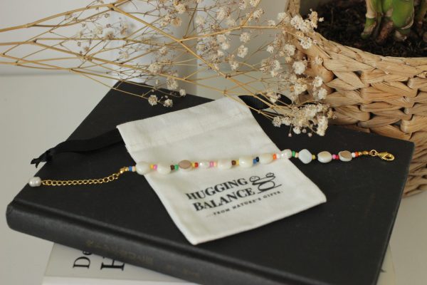 Muschel & Süßwasserpearl Armband / Ohrringe "Summer" – Bild 12
