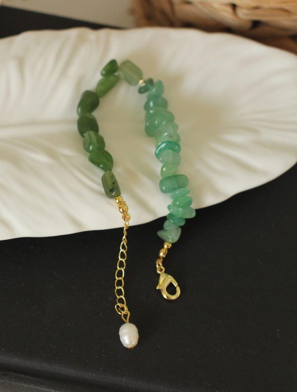 Grün Aventurin Jade Armband - Glück & Gesundheit – Bild 6