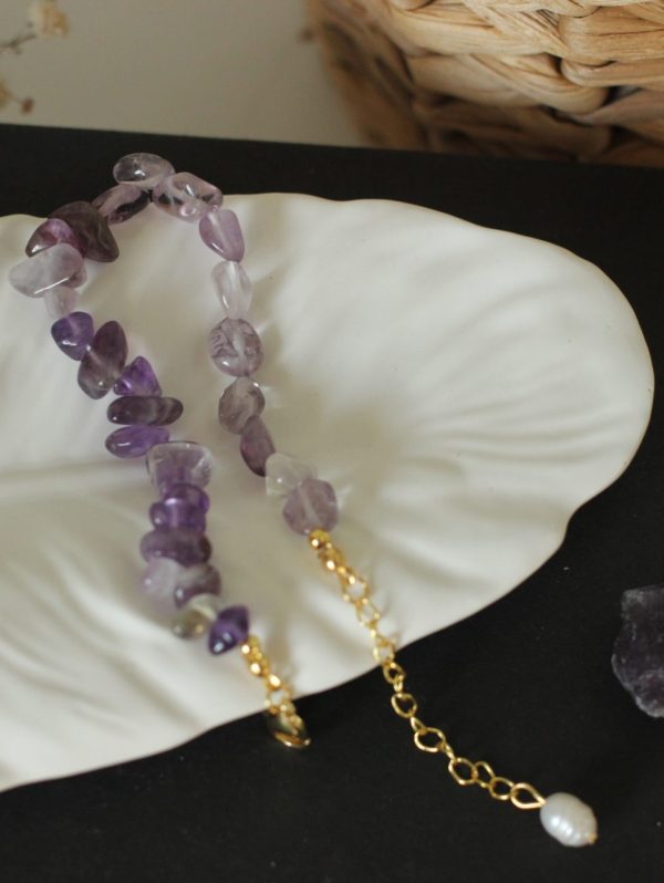Lila Amethyst Armband - Frieden & Inspiration – Bild 4