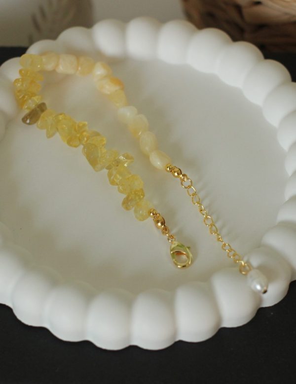 Gelb Citrin Armband - Mut & Wohlstand – Bild 5