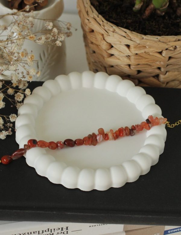 Rot Achat Koralle Armband - Zuversicht & Leidenschaft – Bild 4