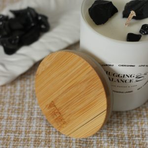 Bambusdeckel 70mm für Kerzenglas